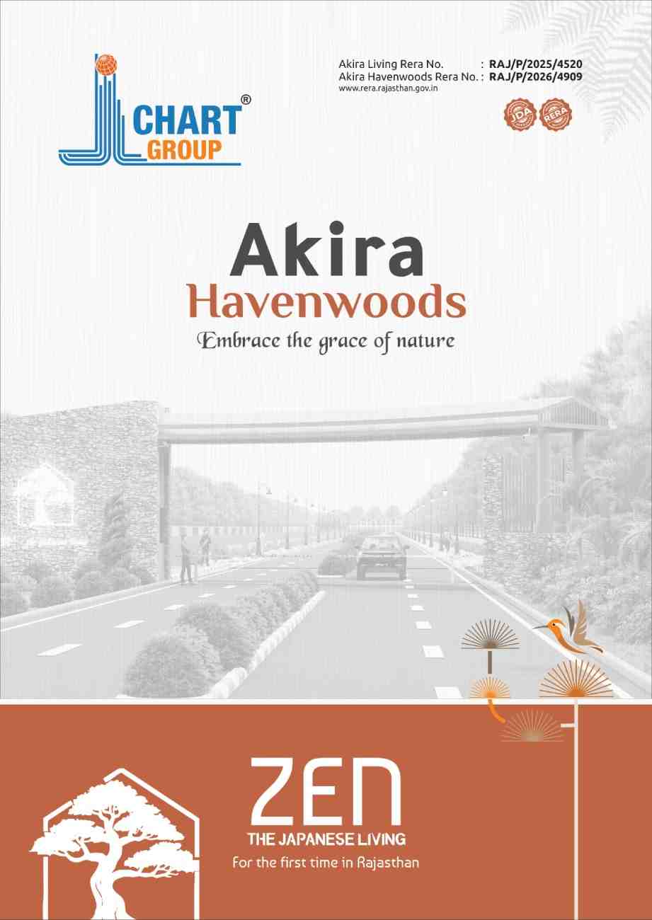 Grand entrance gate of Akira Havenwoods premium township Jaipur