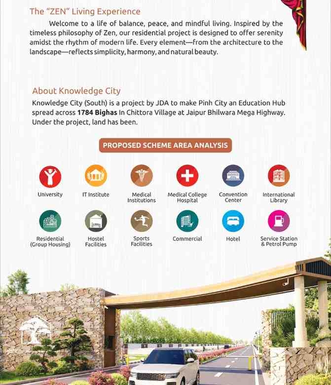 Knowledge City educational and institutional development zone near Akira Havenwoods