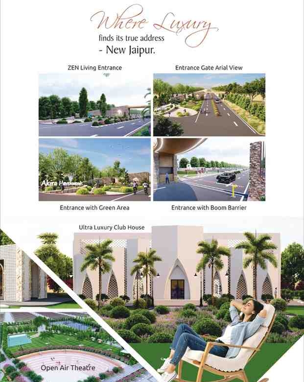 Luxury clubhouse and open air theatre at Akira Havenwoods Jaipur