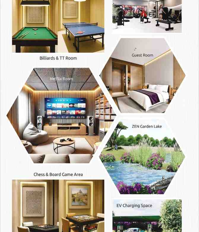 Indoor recreation room and modern gym facilities at Akira Havenwoods