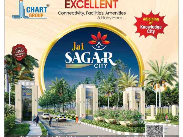 Jai Sagar City gated township entrance on Diggi Malpura Road Jaipur
