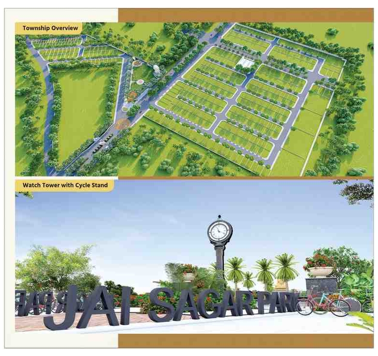 Premium residential township with temple and gazebo in Jaipur