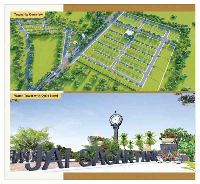 Premium residential township with temple and gazebo in Jaipur