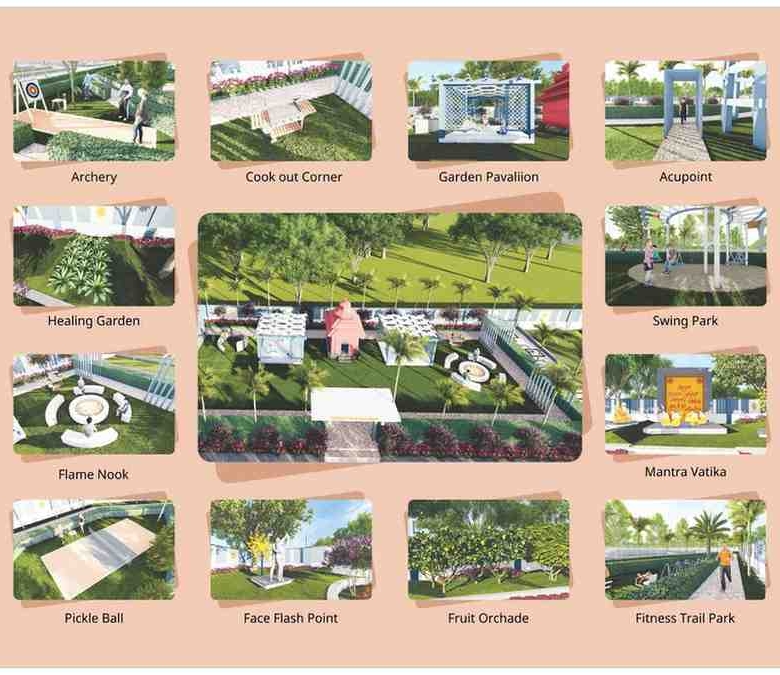 Modern lifestyle amenities at Shree Ganesham township Jaipur