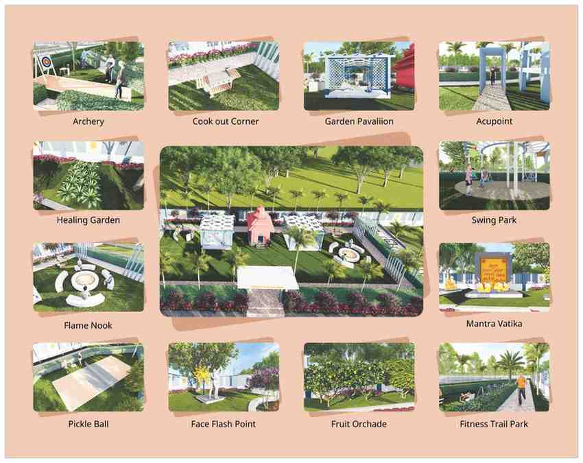 Modern lifestyle amenities at Shree Ganesham township Jaipur