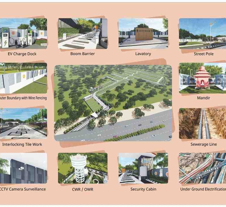 Township infrastructure and underground electrification at Shree Ganesham Jaipur