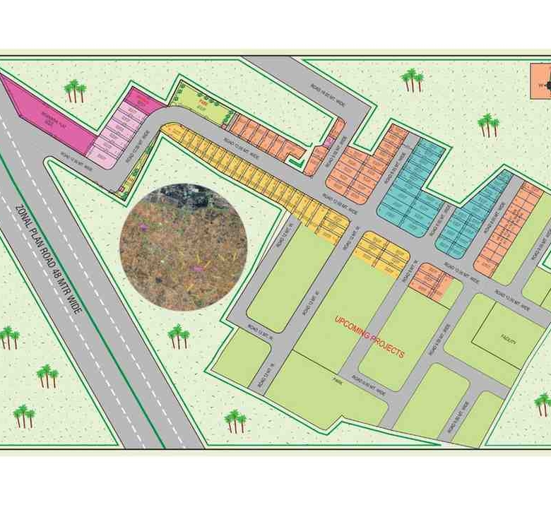 Shree Ganesham residential plots layout plan Jaipur