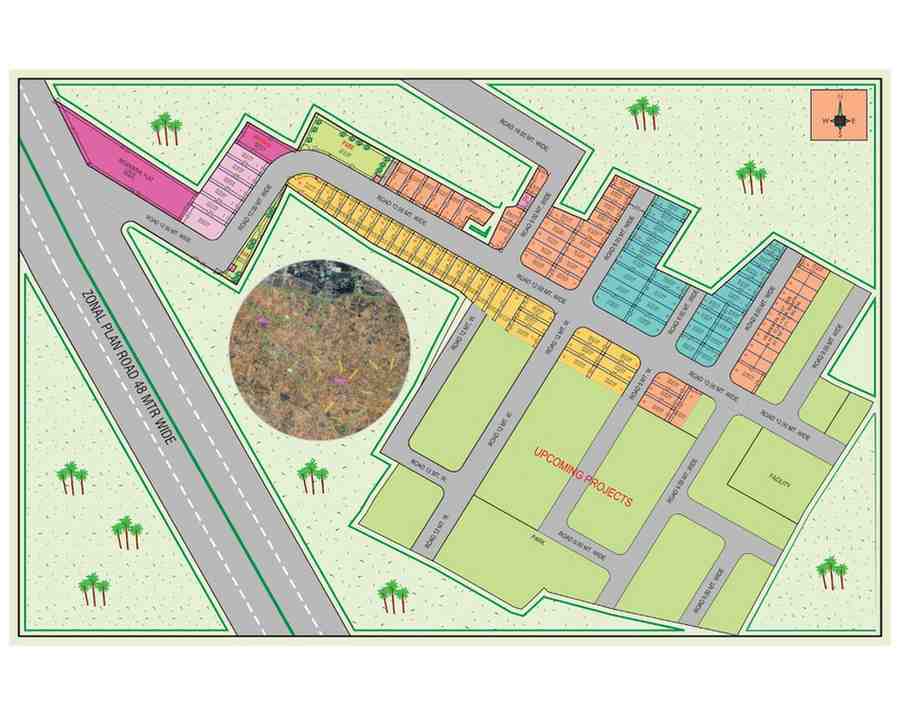 Shree Ganesham residential plots layout plan Jaipur