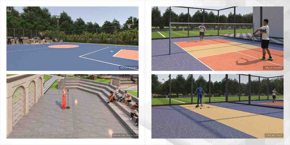 Kids play area and scenic community viewpoint at The Knowledge Park