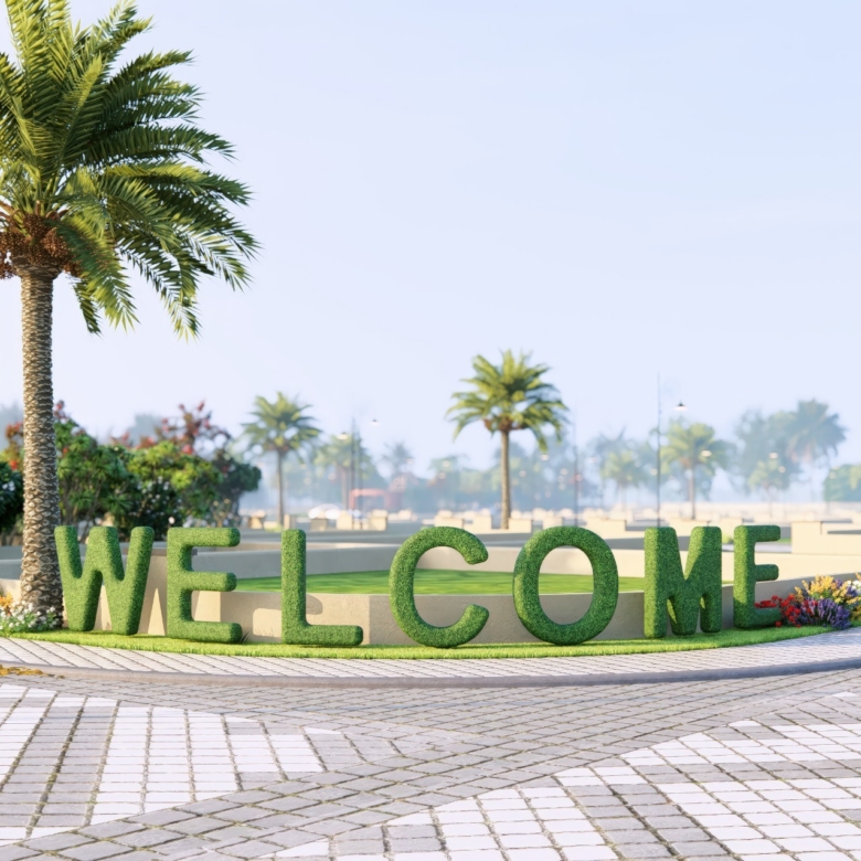 Silver Sands Main Entry Road